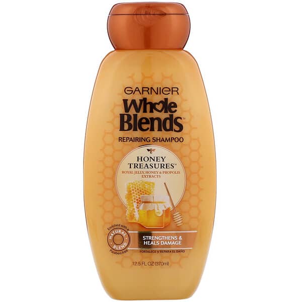 Garnier, Whole Blends, Honey Treasures Repairing Shampoo, 12.5 fl oz