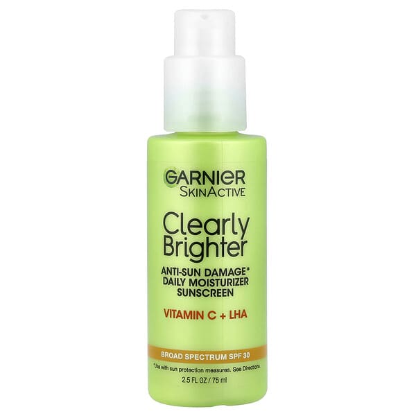 Garnier, 스킨액티브, 썬 손상 데일리 모이스처라이저, SPF 30, 75ml(2.5fl oz)