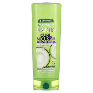 Garnier, Fructis, Curl Nourish, увлажняющий кондиционер для всех типов локонов, 354 мл (12 жидк. Унций)