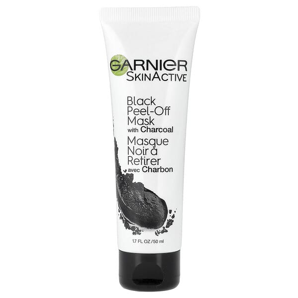 Garnier, 스킨액티브, 블랙 필오프 뷰티 마스크, 숯 함유, 50ml(1.7fl oz)