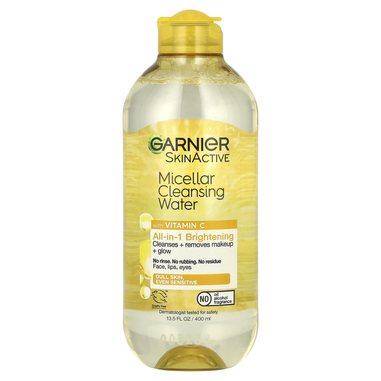  Garnier Micellar Water with Vitamin C, Facial Cleanser & Makeup  Remover, 13.5 Fl Oz (400mL), 2 Count (Packaging May Vary) : Beauty &  Personal Care