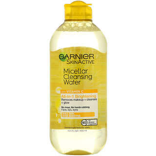 Garnier, SkinActive ، ماء ميسيلار للتنظيف مع فيتامين جـ ، 13.5 أونصة سائلة (400 مل)