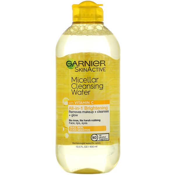 Garnier, SkinActive（スキンアクティブ）、ビタミンC配合ミセラークレンジングウォーター、400ml（13.5液量オンス）