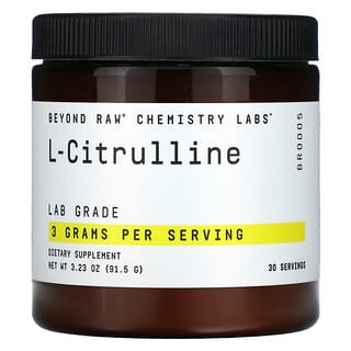 GNC, Beyond Raw, Chemistry Labs, L-citrulline, 91,5 g