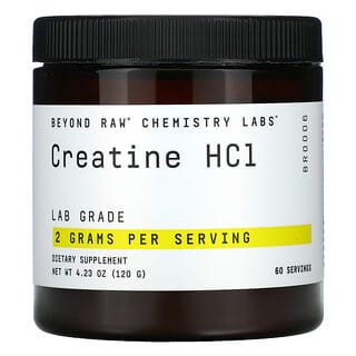 GNC, Além de Raw, Laboratórios de Química, Creatina HCI, 120 g (4,23 oz)