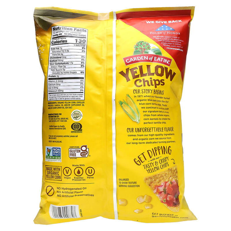 garden of eatin yellow chips