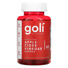 Goli Nutrition, アップルサイダービネガーグミ、グミ60粒