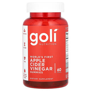 Goli Nutrition, アップルサイダービネガーグミ、グミ60粒