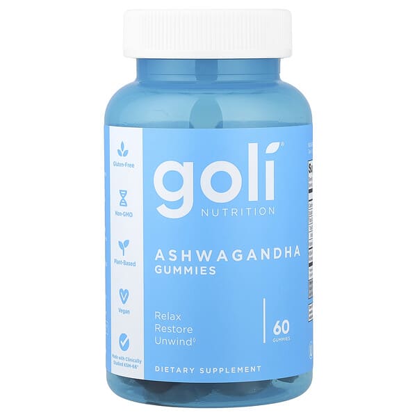 Goli Nutrition, 南非醉茄軟糖，60 粒軟糖