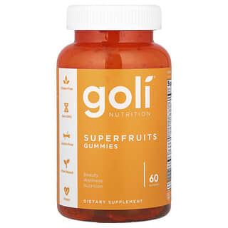 Goli Nutrition, Superfruit Gummies, 60 Gummies