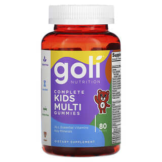 Goli Nutrition, Completo para niños Multi`` 80 piezas