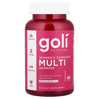Goli Nutrition, 女性专用多维生素软糖，60 粒