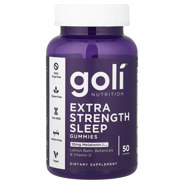 Goli Nutrition, 睡眠，50 粒軟糖