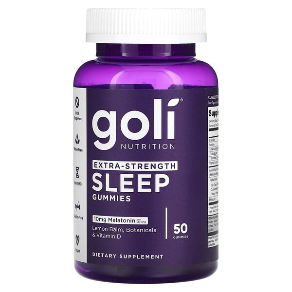 Goli Nutrition, 睡眠，50 粒軟糖