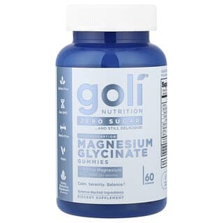 Goli Nutrition, Magnesium Glycinate Gummies, 60 Gummies
