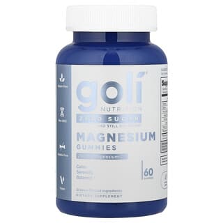 Goli Nutrition, Magnesium Gummies, 60 Gummies