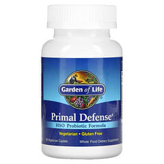 Garden of Life, Primal Defense, пробіотична формула HSO, 90 вегетаріанських таблеток