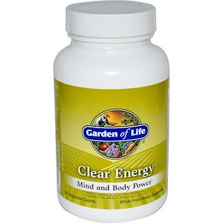 Garden of Life, Clear Energy Mind and Body Power, 60 Caplets