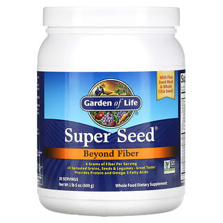 Garden of Life, Super Seed® 超纖維營養粉，1 磅 5 盎司（600 克）