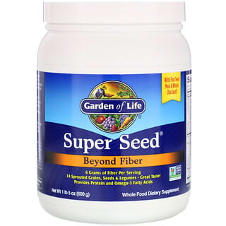 Garden of Life, Super Seed® 超纖維營養粉，1 磅 5 盎司（600 克）