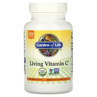 Garden of Life, Living Vitamin C, 60 comprimidos vegetales