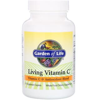 Garden of Life, Living Vitamin C, 60 comprimidos vegetales