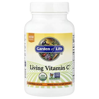 Garden of Life, Vitamine C vivante, 60 capsules végétariens
