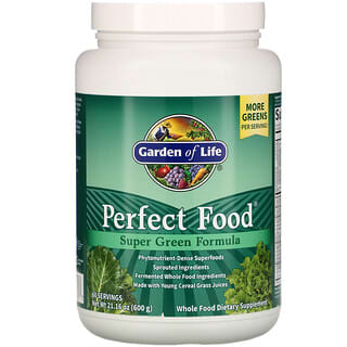 Garden of Life, Perfect Food, Fórmula superverde, 600 g (21,16 oz)