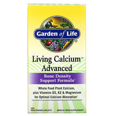 Garden of Life, Living Calcium 高級素食配方，120 片囊片