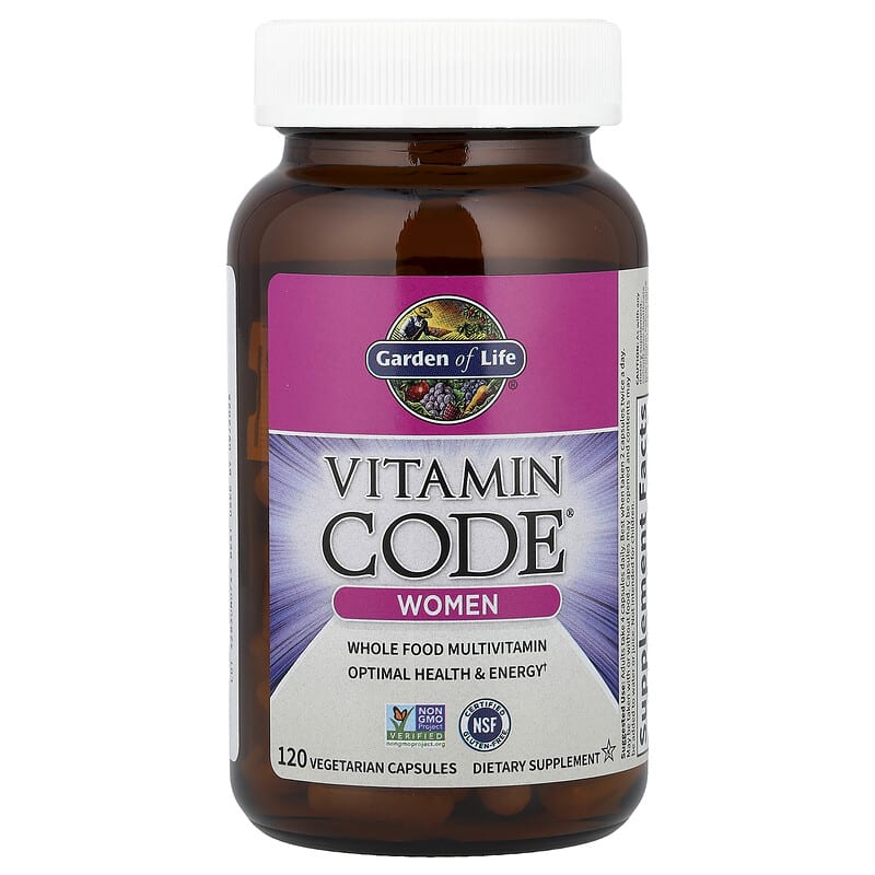 garden of life glutathione Vitamin Code®, Women Whole Food Multivitamin, 120 Vegetarian Capsules