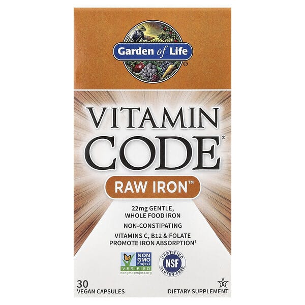 Vitamin Code®, RAW Iron™, 30 Vegan Capsules