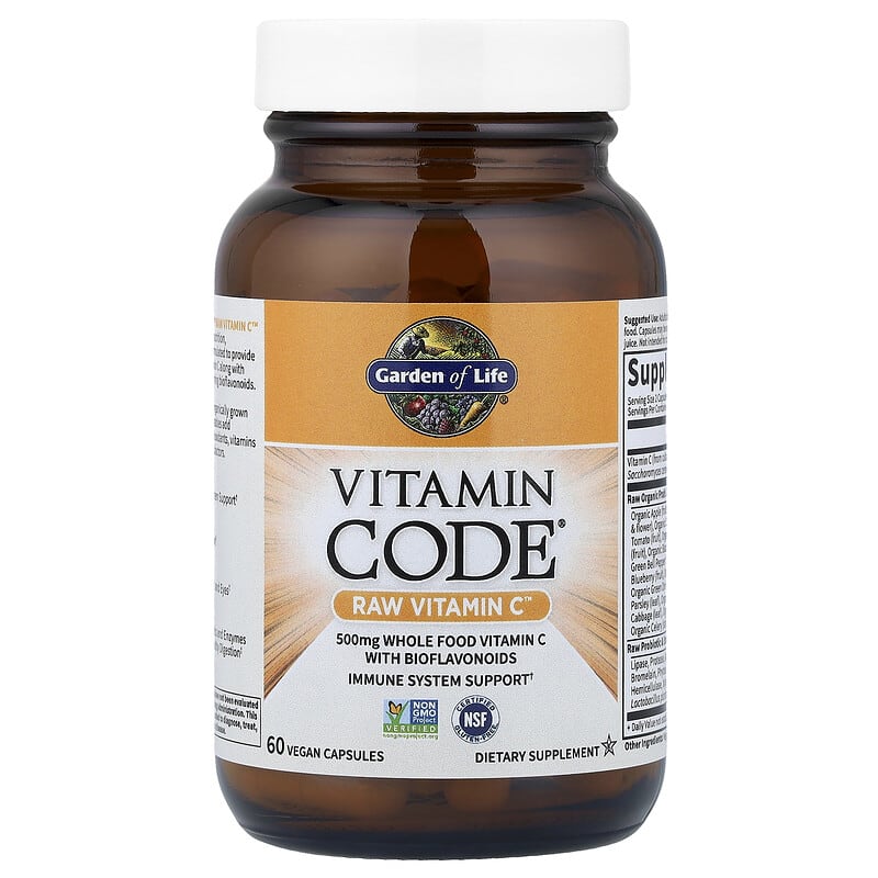 Vitamin Code, RAW Vitamin C, 60 Vegan Capsules