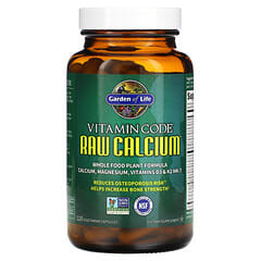 Garden of Life, Vitamin Code RAW Calcium บรรจุแคปซูลมังสวิรัติ 120 แคปซูล