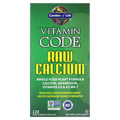 Garden of Life, Vitamin Code, RAW Calcium, 베지 캡슐 120정