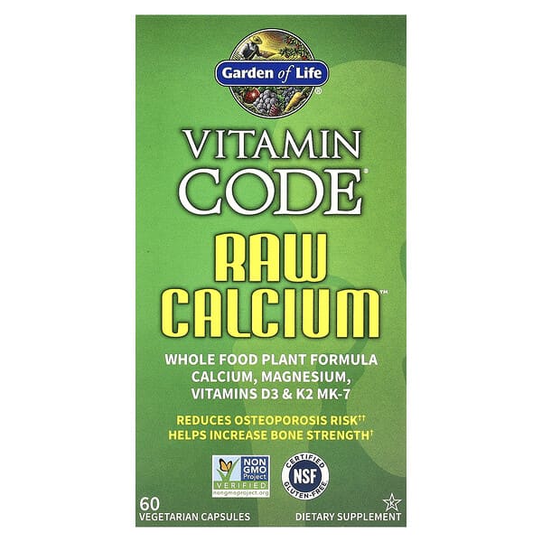 Vitamin Code®, RAW Calcium™, 60 Vegetarian Capsules