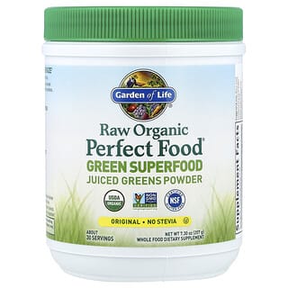 Garden of Life, Mâncare crudă organică perfectă, superaliment verde, original, 7,3 oz (207 g)