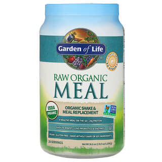 Garden of Life, Alimento orgánico crudo de RAW, Batido y reemplazo de las comidas, 1038 g (2 lb/5 oz)