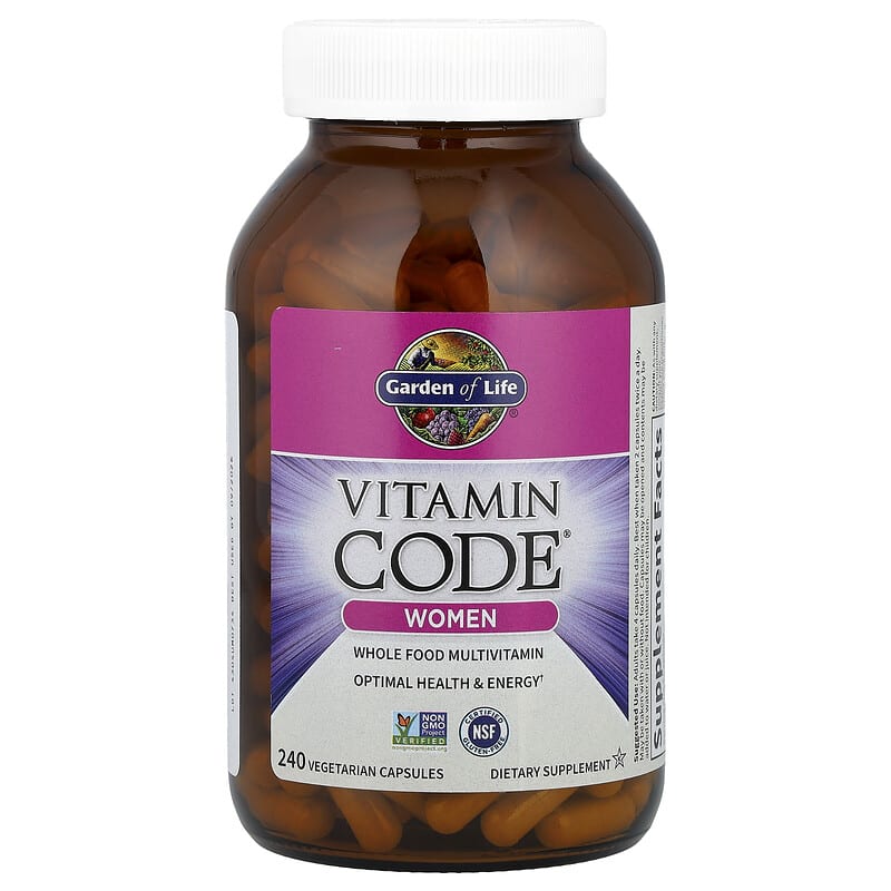 Vitamin Code, Whole Food Multivitamin, Women, 240 Vegetarian Capsules