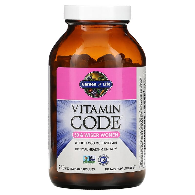 Vitamin Code, Whole Food Multivitamin for Women, 50 &amp; Wiser, 240 