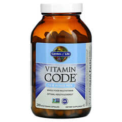 غاردن أوف لايف‏, Vitamin Code، للرجال الأكثر حكمة وفي سن الخمسين، فيتامينات متعددة من الأغذية الكاملة، 240 كبسولة نباتية