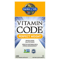 Garden of Life, Vitamin Code（ビタミンコード）、Perfect Weight（パーフェクトウェイト）、ベジカプセル240粒
