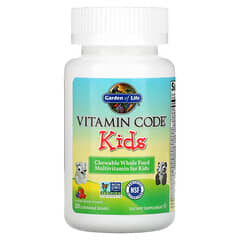Garden of Life, Vitamin Code，儿童，全食复合维生素咀嚼片，樱桃味，30 粒小熊咀嚼片