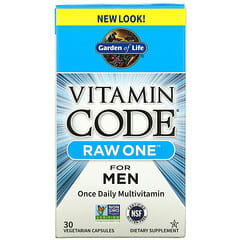 Garden of Life, Vitamin Code, Raw One For Men Once Daily Multivitamin, 30 Vegetarian Capsules