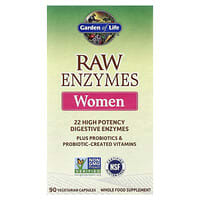 RAW Enzymes（ローエンザイム）、女性向け、ベジカプセル90粒
