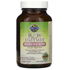 Garden of Life, RAW Enzymes, ферменты для женщин от50 лет, 90 вегетарианских капсул