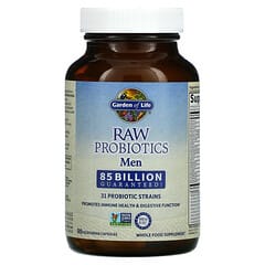 Garden of Life, RAW Probiotics™ 男性專用益生菌素食膠囊，850 億活性菌，90 粒裝