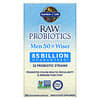 RAW Probiotics, Men 50 & Wiser, 85 Billion Live Cultures, 90 Vegetarian Capsules
