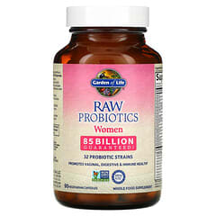 Garden of Life, RAW Probiotics, Women, 85 Billion CFU, 90 Vegetarian Capsules
