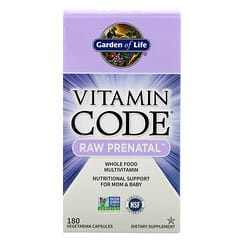 غاردن أوف لايف‏, Vitamin Code، Raw Prenatal، 180 كبسولة نباتية