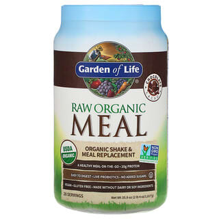 Garden of Life, RAW Organic Meal، بديل للعصائر المخفوقة والوجبات، كاكاو الشيكولاتة، 35.9 أونصة (1.017 جم)